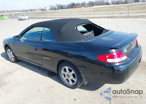 2001 Toyota Camry Solara Sle V6 z USA, uszkodzony, nr VIN 2T1FF28P41C495185